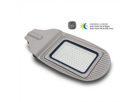 SKU 5490 VT-15031ST V-TAC Armatura Stradale LED SMD 30W con Sensore Colore Grigio 6400K IP65
