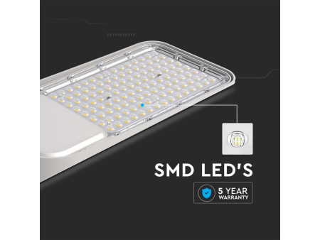 SKU 20423 VT-39ST V-TAC PRO Armatura Stradale LED Chip Samsung 30W 100LM/W Colore Grigio 6400K IP65