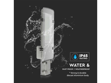 SKU 215261 VT-30ST-N-G V-TAC PRO Armatura Stradale LED Chip Samsung 30W Colore Grigio 6500K IP65