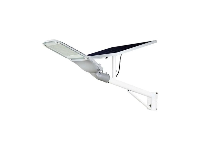 SKU 20341 VT-ST303 V-TAC PRO Armatura Stradale Chip Samsung con Pannello Solare e Telcomando 50W 6000K IP65