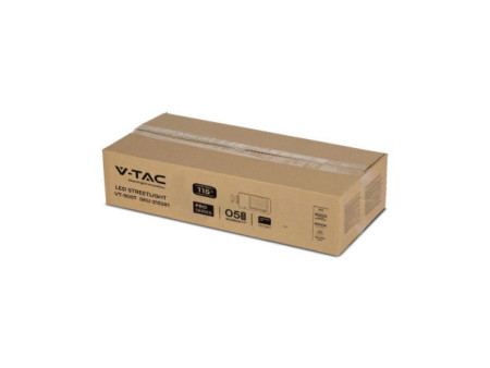 SKU 21527 VT-50ST V-TAC PRO Armatura Stradale LED Chip Samsung 50W Colore Grigio 4000K IP65