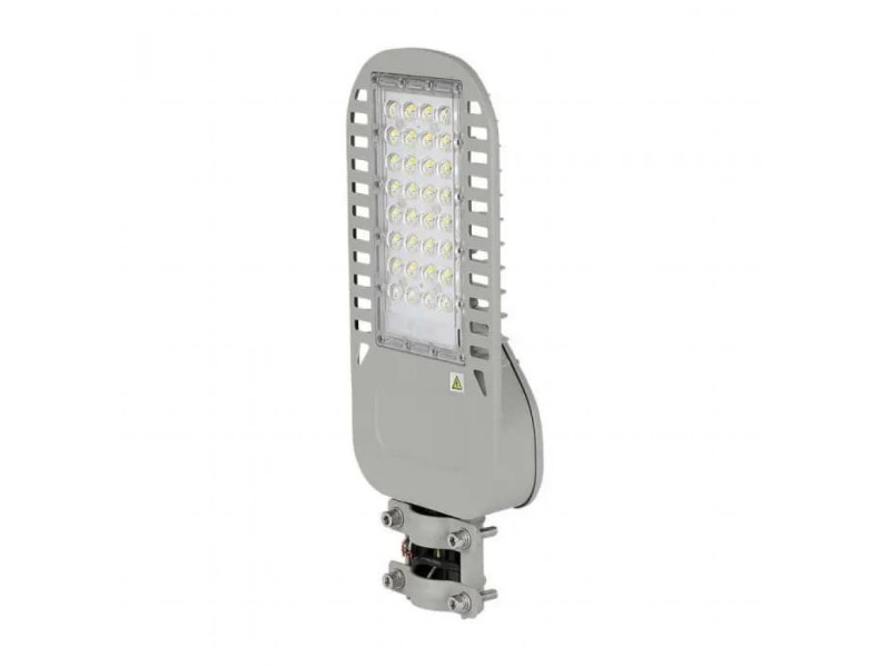 SKU 21959 VT-54ST-N V-TAC PRO Armatura Stradale LED Chip Samsung Slim 50W 135LM/W Colore Grigio 6500K IP65