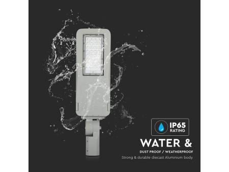 SKU 953 VT-53ST V-TAC PRO Armatura Stradale LED Chip Samsung 50W 140LM/W Ruotabile Driver Inventronics 5700K IP65