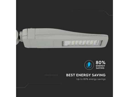 SKU 953 VT-53ST V-TAC PRO Armatura Stradale LED Chip Samsung 50W 140LM/W Ruotabile Driver Inventronics 5700K IP65