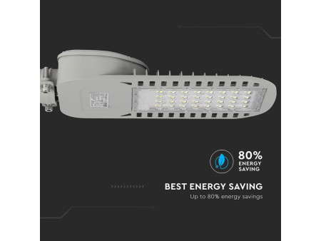 SKU 959 VT-54ST V-TAC PRO Armatura Stradale LED Chip Samsung 50W 120LM/W Colore Grigio 6400K IP65