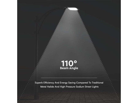 SKU 10210 VT-15110ST V-TAC Armatura Stradale LED 100W Colore Nero 4000K IP65