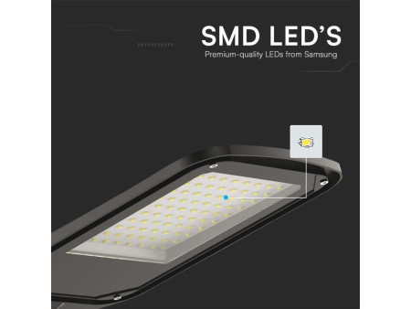 SKU 10210 VT-15110ST V-TAC Armatura Stradale LED 100W Colore Nero 4000K IP65