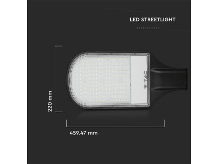 SKU 534 VT-121ST V-TAC PRO Armatura Stradale LED Chip Samsung 120W Colore Grigio 6400K IP65