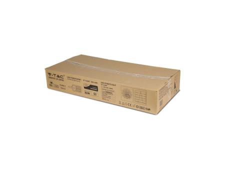 SKU 886 VT-122ST V-TAC PRO Armatura Stradale LED Chip Samsung Classe II 120W 140LM/W Colore Grigio 6400K Dimmerabile