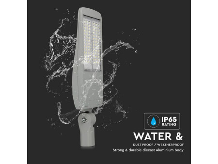 SKU 887 VT-152ST V-TAC PRO Armatura Stradale LED Chip Samsung Classe II 150W 140LM/W Colore Grigio 4000K Dimmerabile