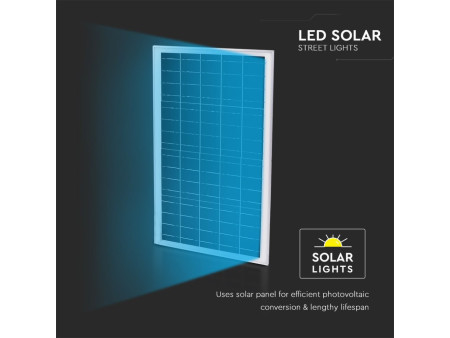 SKU 10224 VT-15111ST V-TAC Armatura Stradale Solare 40W con Telecomando Installazione 2in1 Grigia 4000K IP65v