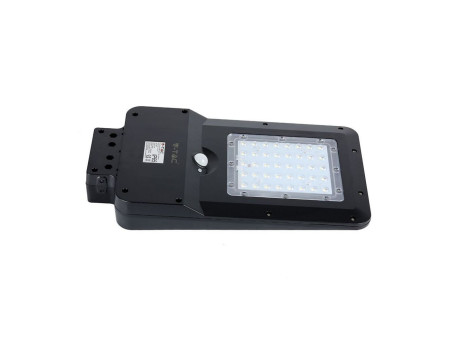 SKU 8548 ST-15 V-TAC Armatura Stradale LED SMD 15W Pannello Solare e Batteria, Sensore Movimento Colore Nero 6000K IP65