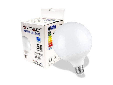 SKU 125 VT-288 V-TAC PRO Lampadina LED Chip Samsung E27 18W G120 6400K