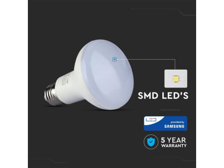 SKU 136 VT-280 V-TAC PRO Lampadina LED Chip Samsung E27 10W R80 4000K