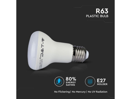 SKU 142 VT-263 V-TAC PRO Lampadina LED Chip Samsung E27 8W R63 4000K