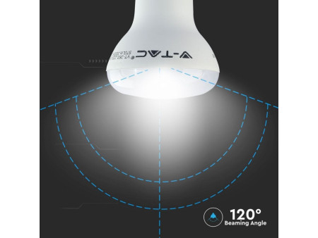 SKU 142 VT-263 V-TAC PRO Lampadina LED Chip Samsung E27 8W R63 4000K