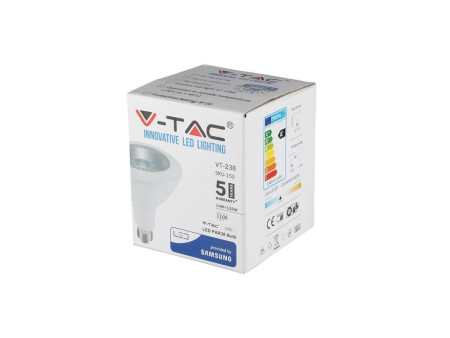 SKU 152 VT-238 V-TAC PRO Lampadina LED Chip Samsung E27 14W PAR38 6400K