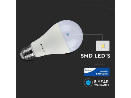 SKU 161 VT-215 V-TAC PRO Lampadina LED Chip Samsung E27 15W A65 6400K