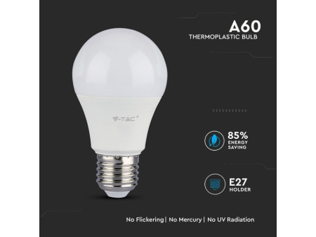 SKU 20184 VT-262D V-TAC PRO Lampadina LED Chip Samsung E27 12W A60 4000K Dimmerabile