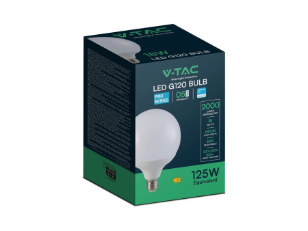 SKU 21125 VT-288 V-TAC PRO Lampadina LED Chip Samsung E27 18W 110LM/W G120 6500K