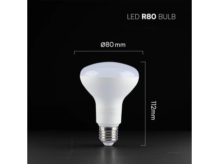 SKU 211356 VT-280 V-TAC PRO Lampadina LED Chip CREE E27 11W R80 3000K
