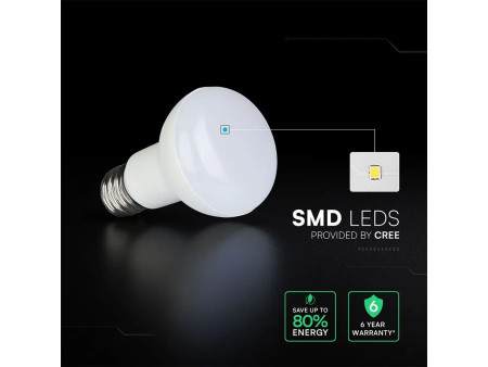 SKU 211426 VT-263 V-TAC PRO Lampadina LED Chip CREE E27 8,5W R63 4000K