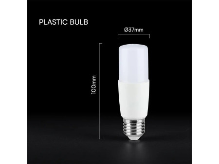 SKU 21146-6 VT-237 V-TAC PRO Lampadina LED Chip CREE E27 7,5W T37 6500K