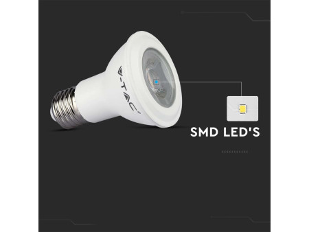 SKU 21149 VT-220 V-TAC PRO Lampadina LED Chip Samsung E27 5,8W PAR20 6500K