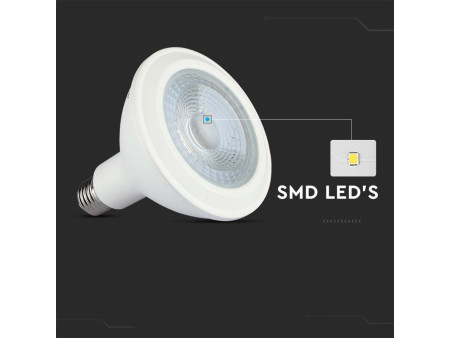 SKU 21150 VT-238 V-TAC PRO Lampadina LED Chip Samsung E27 12,8W PAR38 3000K