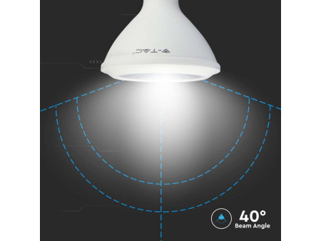 SKU 21150 VT-238 V-TAC PRO Lampadina LED Chip Samsung E27 12,8W PAR38 3000K