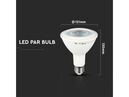 SKU 21151 VT-238 V-TAC PRO Lampadina LED Chip Samsung E27 12,8W PAR38 4000K