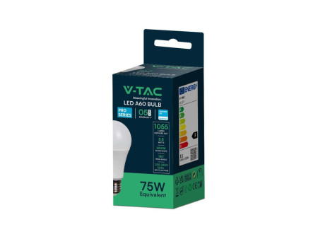 SKU 21177 VT-211-N V-TAC PRO Lampadina LED Chip Samsung E27 10.5W A60 3000K