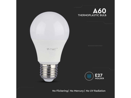 SKU 21179 VT-211-N V-TAC PRO Lampadina LED Chip Samsung E27 10.5W A60 6500K