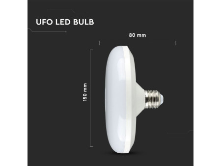 SKU 215 VT-216 V-TAC PRO Lampadina LED Chip Samsung E27 15W UFO F150 6400K