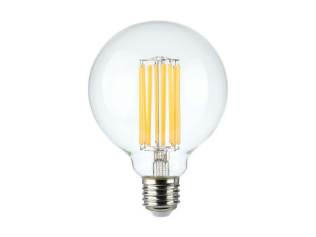 SKU 214305 VT-1993 V-TAC Lampadina LED E27 6W G95 Filamento 3000K
