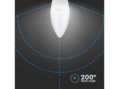 SKU 2143431 VT-1821 V-TAC Lampadina LED E27 4,5W Candela 4000K