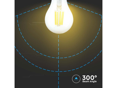 SKU 214411 VT-1981 V-TAC Lampadina LED E27 10W A60 Filamento 4000K
