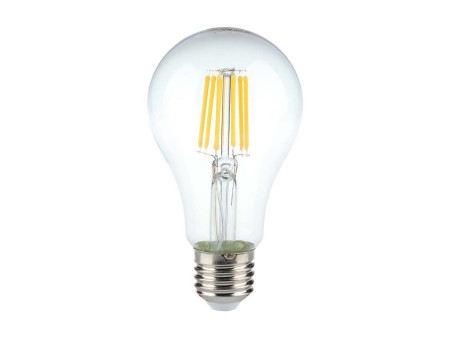 SKU 214412 VT-1981 V-TAC Lampadina LED E27 10W A60 Filamento 6500K