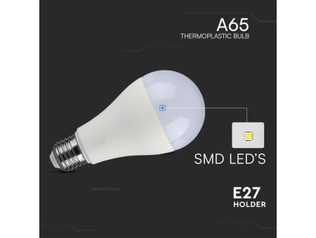 SKU 214453 VT-2015-N V-TAC Lampadina LED E27 15W 100LM/W A65 3000K