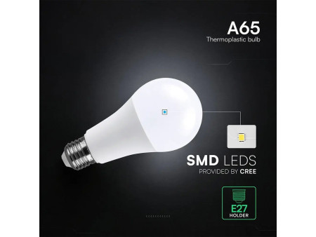 SKU 2144536 VT-2015 V-TAC PRO Lampadina LED Chip CREE E27 15W 100LM/W A65 3000K