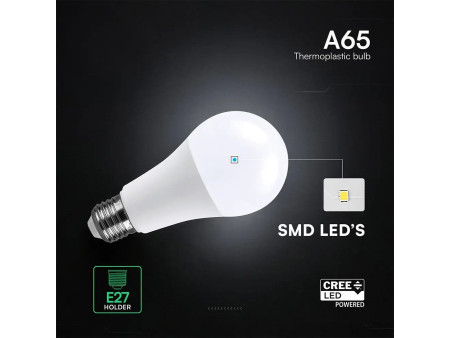 SKU 2144566 VT-2017 V-TAC PRO Lampadina LED Chip CREE E27 17W 110LM/W A65 3000K