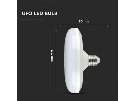 SKU 218 VT-224 V-TAC PRO Lampadina LED Chip Samsung E27 24W UFO F200 6400K