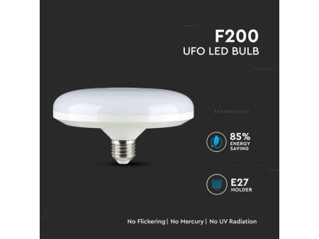 SKU 216 VT-224 V-TAC PRO Lampadina LED Chip Samsung E27 24W UFO F200 3000K