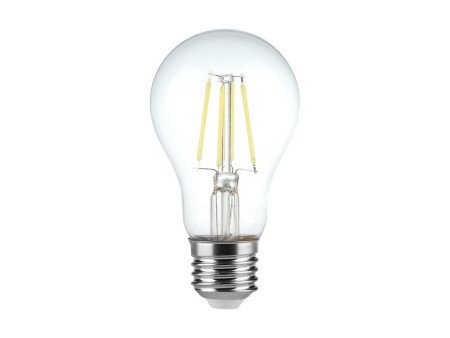 SKU 217120 VT-1885 V-TAC Lampadina LED E27 4W 100LM/W A60 Filamento 6500K