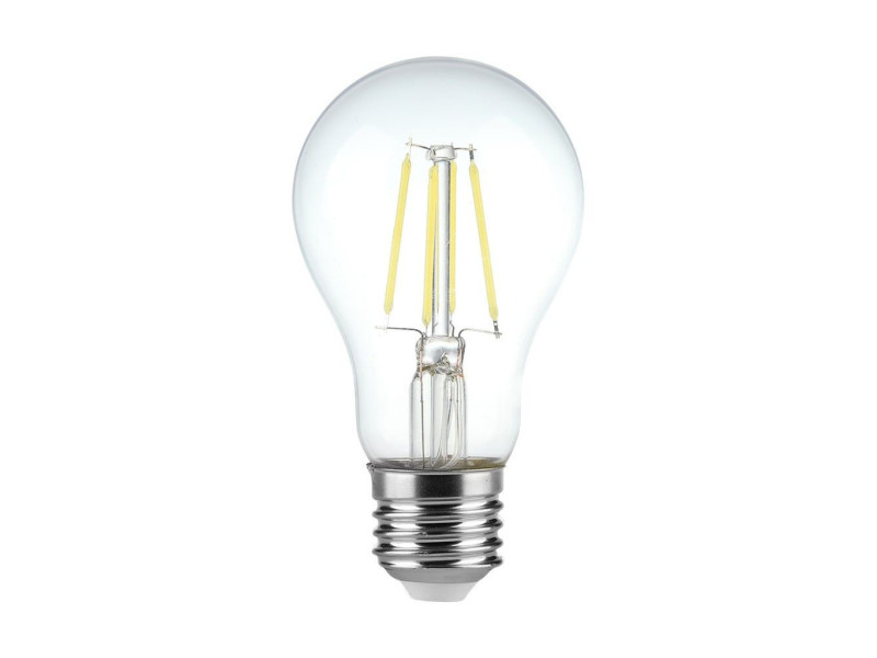 SKU 217120 VT-1885 V-TAC Lampadina LED E27 4W 100LM/W A60 Filamento 6500K
