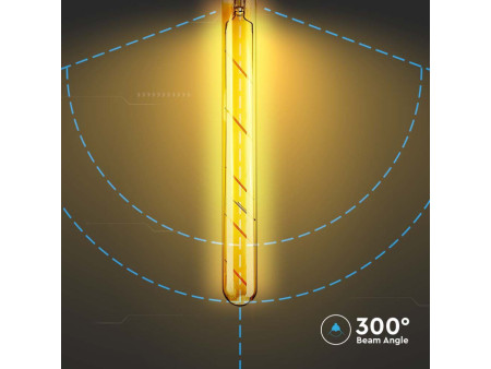 SKU 217142 VT-2005-N V-TAC Lampadina LED E27 5W T30 Filamento Ambrato 2200K