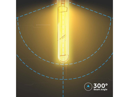 SKU 217143 VT-2006-N V-TAC Lampadina LED E27 6W 100LM/W T30 Filamento Ambrato 2200K