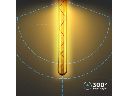 SKU 217144 VT-2008-N V-TAC Lampadina LED E27 7W 100LM/W T30 Filamento Ambrato 2200K