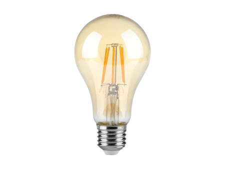 SKU 217157 VT-2028 V-TAC Lampadina LED E27 10W A67 Filamento Ambrato 2200K