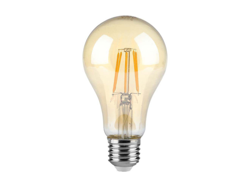 SKU 217157 VT-2028 V-TAC Lampadina LED E27 10W A67 Filamento Ambrato 2200K